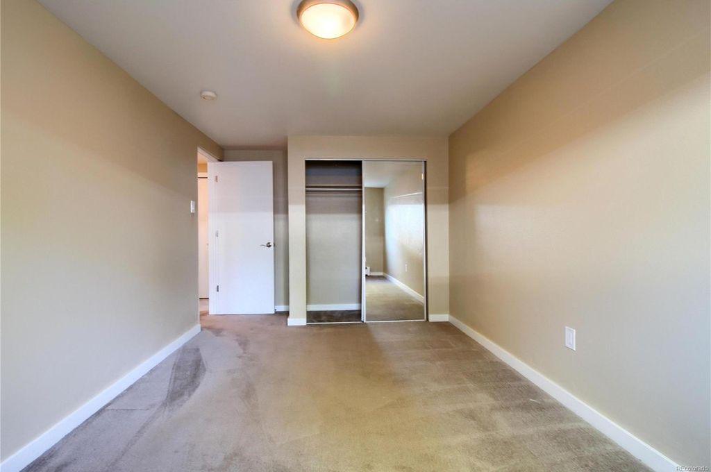Open basement room before