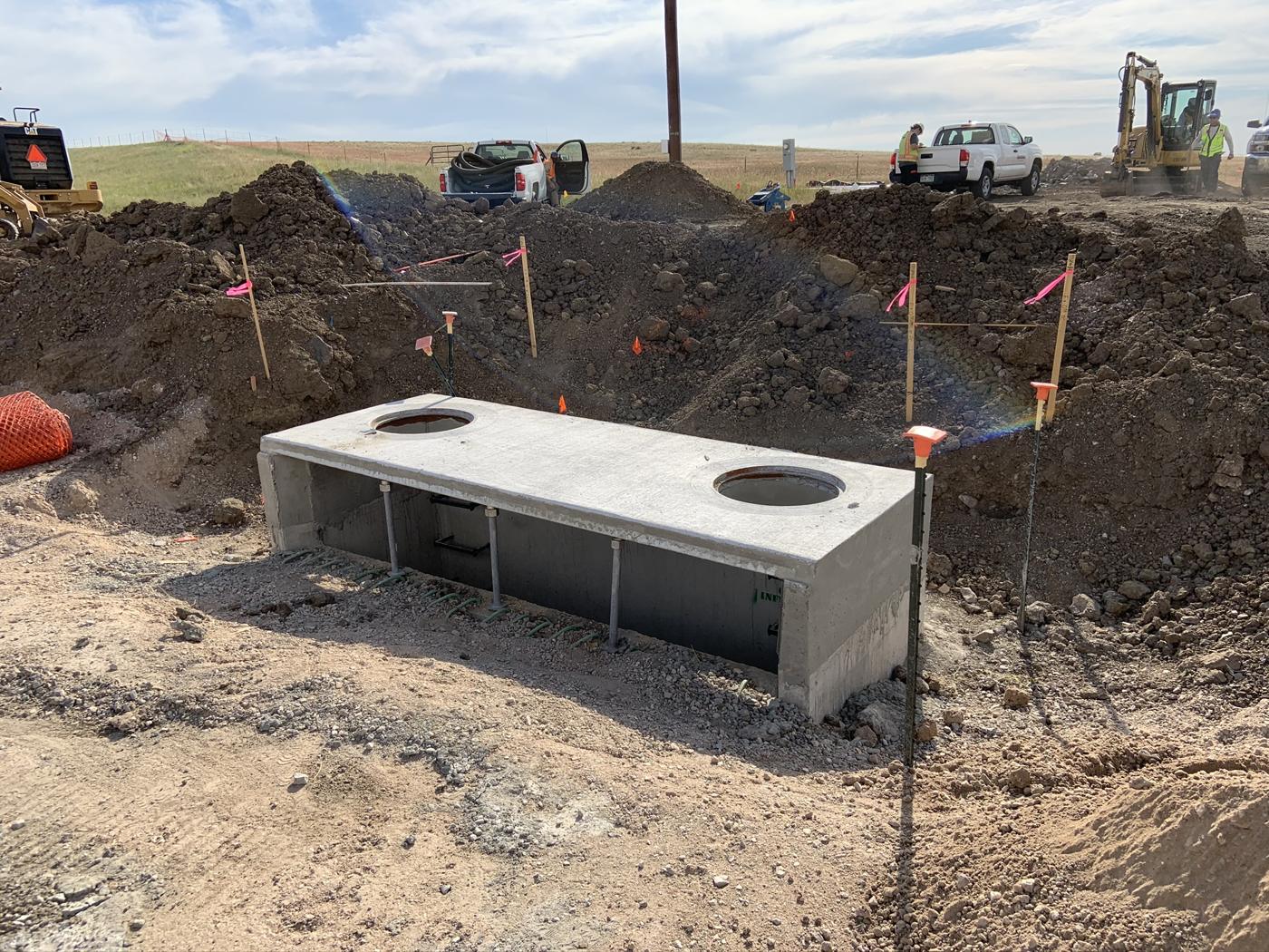 Finished cast-in-place concrete storm inlets